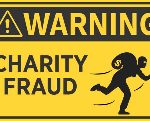 warning charity fraud